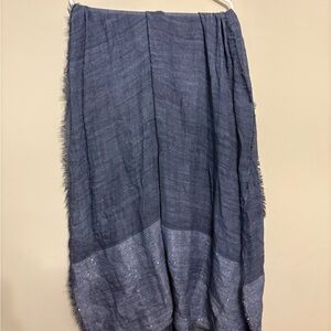 Blue and Gold Scarf